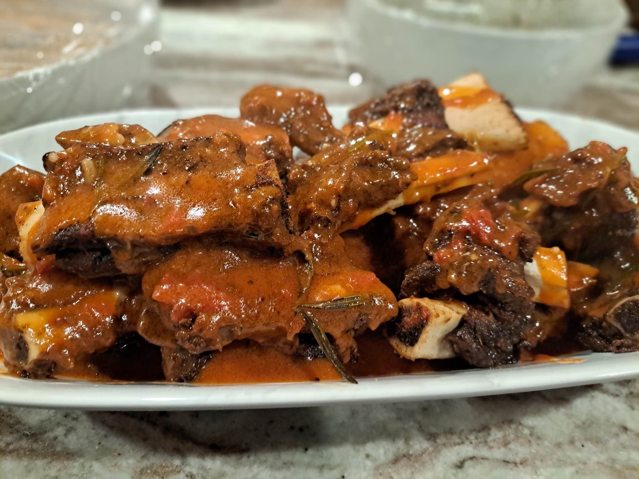 Chef finishing a dish