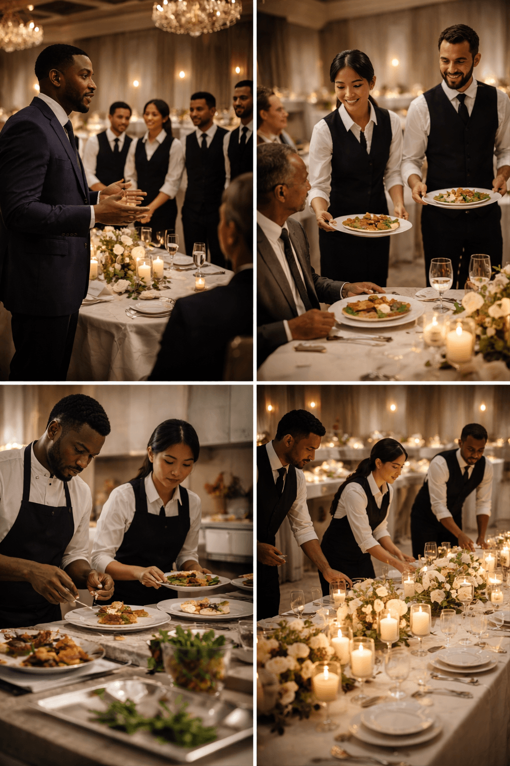 Hosted dinner environment