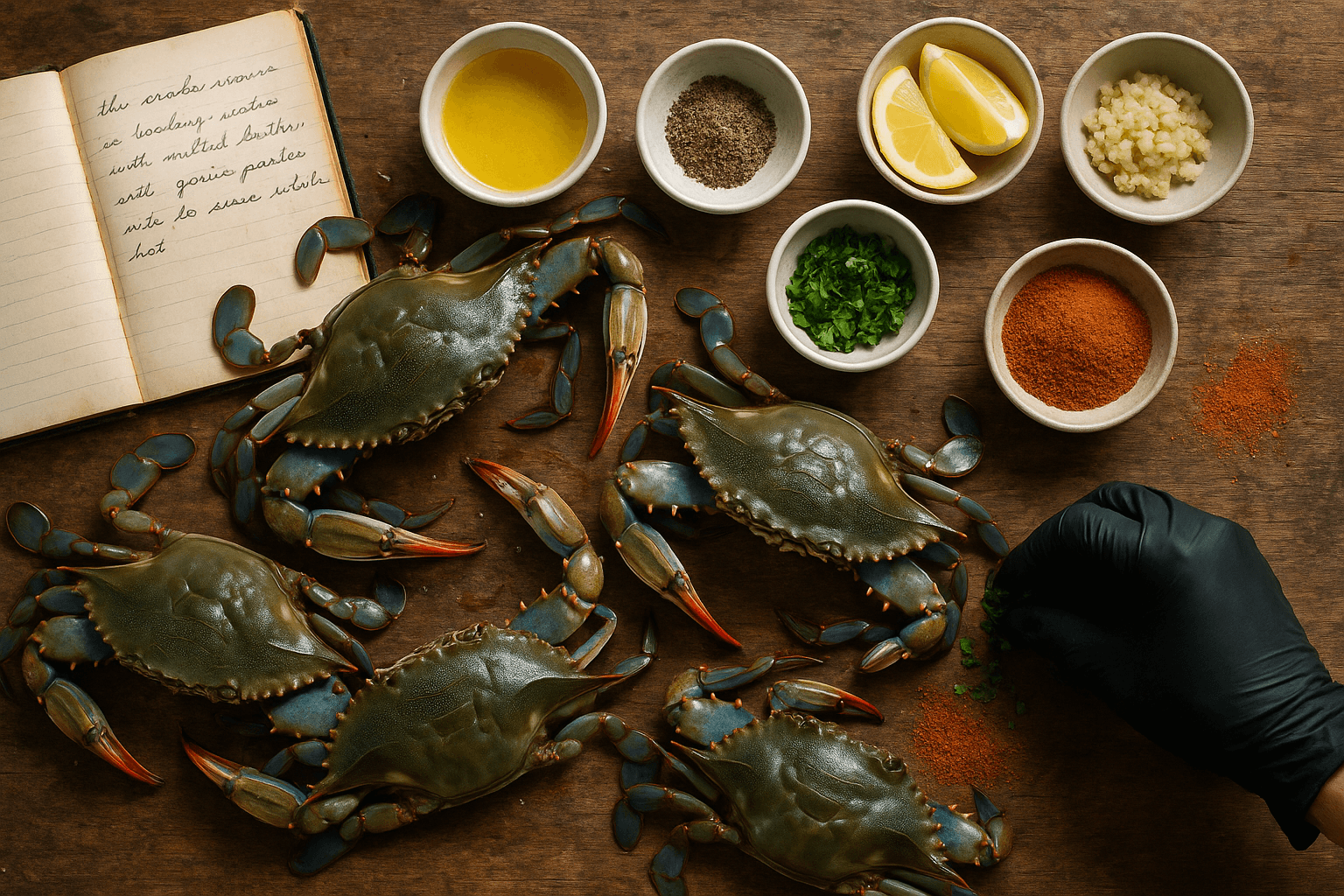 Evening table with candles